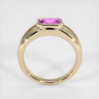 0.84 Ct. Purple Sapphire Ring, 14K Yellow Gold 3