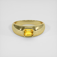 1.53 Ct. Yellow Sapphire Ring, 14K Yellow Gold 1