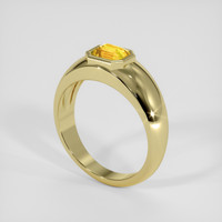 1.53 Ct. Yellow Sapphire Ring, 14K Yellow Gold 2