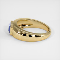 1.35 Ct. Blue Sapphire Ring, 18K Yellow Gold 4