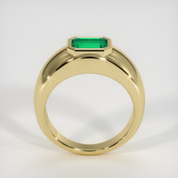 1.18 Ct. Emerald Ring, 18K Yellow Gold 3