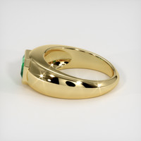 0.80 Ct. Emerald Ring, 18K Yellow Gold 4