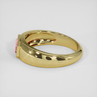 0.78 Ct. Pink Tourmaline Ring, 18K Yellow Gold 4