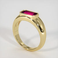 2.28 Ct. Ruby Ring, 18K Yellow Gold 2