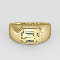 2.14 Ct. Yellow Sapphire Ring, 18K Yellow Gold 1