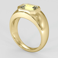 2.14 Ct. Yellow Sapphire Ring, 18K Yellow Gold 2