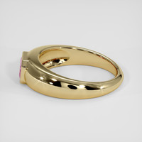 1.07 Ct. Pinkish Purple Sapphire Ring, 18K Yellow Gold 4