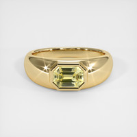 1.01 Ct. Yellow Sapphire Ring, 18K Yellow Gold 1