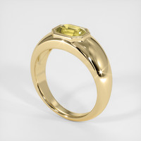 1.01 Ct. Yellow Sapphire Ring, 18K Yellow Gold 2