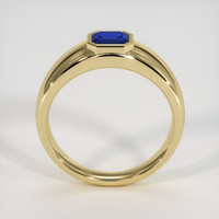 1.00 Ct. Blue Sapphire Ring, 18K Yellow Gold 3