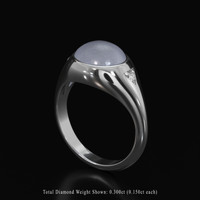 7.46 Ct. Sapphire Ring, Platinum 950 2