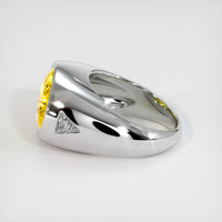 7.92 Ct. Yellow Sapphire Ring, Platinum 950 4