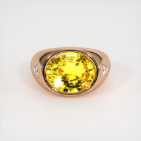 7.92 Ct. Sapphire Ring, 14K Rose Gold 1