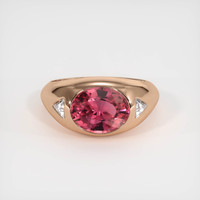 2.39 Ct. Sapphire Ring, 18K Rose Gold 1