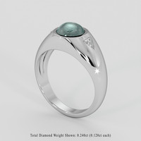 1.44 Ct. Alexandrite Ring, Silver 2