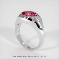 2.39 Ct. Sapphire Ring, 18K White Gold 2