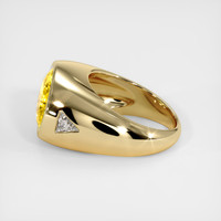 7.92 Ct. Sapphire Ring, 18K Yellow Gold 4