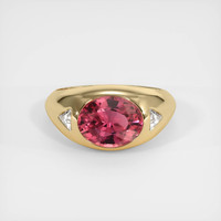 2.39 Ct. Sapphire Ring, 18K Yellow Gold 1