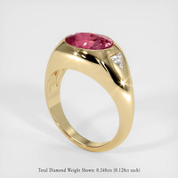 2.39 Ct. Sapphire Ring, 18K Yellow Gold 2
