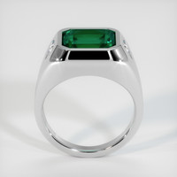 6.64 Ct. Emerald Ring, Platinum 950 3