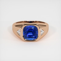 3.56 Ct. Sapphire Ring, 14K Rose Gold 1