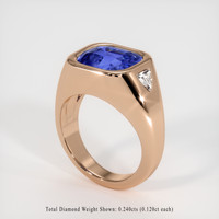 5.04 Ct. Sapphire Ring, 14K Rose Gold 2