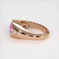 3.53 Ct. Sapphire Ring, 14K Rose Gold 4