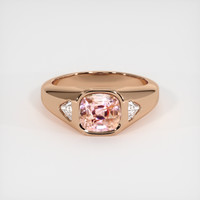 2.33 Ct. Padparadscha Sapphire Ring, 14K Rose Gold 1