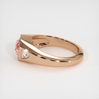 2.33 Ct. Padparadscha Sapphire Ring, 14K Rose Gold 4