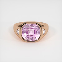 6.64 Ct. Sapphire Ring, 18K Rose Gold 1