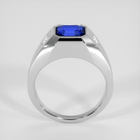 3.04 Ct. Blue Sapphire Ring, 14K White Gold 3