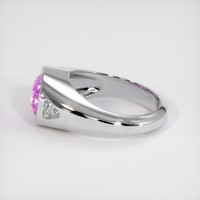 3.53 Ct. Sapphire Ring, 14K White Gold 4