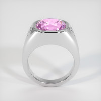 6.64 Ct. Pink Sapphire Ring, 14K White Gold 3