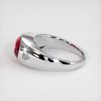 2.98 Ct. Ruby Ring, 14K White Gold 4