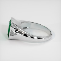 6.64 Ct. Emerald Ring, 18K White Gold 4