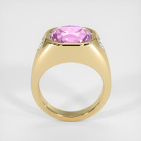 6.64 Ct. Pink Sapphire Ring, 14K Yellow Gold 3