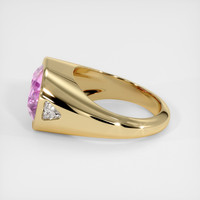 6.64 Ct. Pink Sapphire Ring, 14K Yellow Gold 4