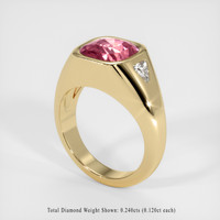 4.54 Ct. Sapphire Ring, 14K Yellow Gold 2