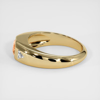 0.64 Ct. Sapphire Ring, 14K Yellow Gold 4