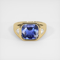 5.04 Ct. Sapphire Ring, 18K Yellow Gold 1