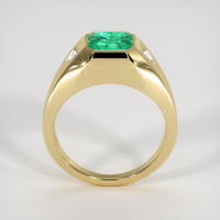 2.46 Ct. Emerald Ring, 18K Yellow Gold 3