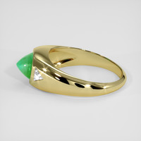 1.47 Ct. Emerald Ring, 18K Yellow Gold 4