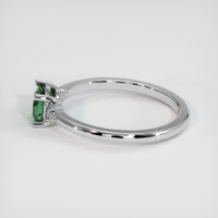 0.63 Ct. Gemstone Ring, Platinum 950 4