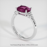 2.31 Ct. Gemstone Ring, Platinum 950 2