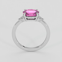 2.01 Ct. Pink Sapphire Ring, Platinum 950 3
