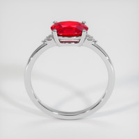 1.30 Ct. Ruby Ring, Platinum 950 3