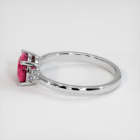 1.31 Ct. Ruby Ring, Platinum 950 4