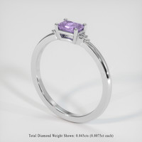 0.73 Ct. Sapphire Ring, Platinum 950 2