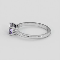 1.30 Ct. Purple Sapphire Ring, Platinum 950 4