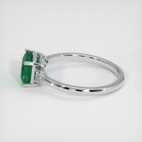 1.50 Ct. Emerald Ring, Platinum 950 4